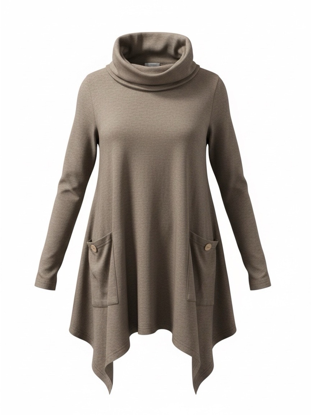 Bulotus Taupe Heather Knit Top